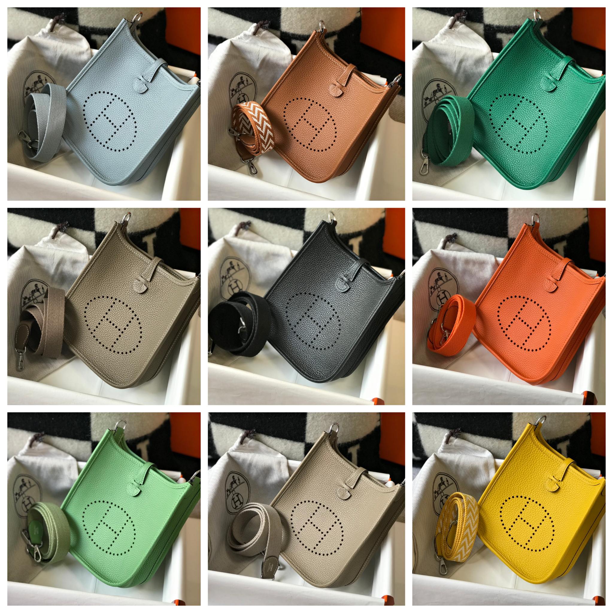 エルメス エヴリン ショルダーバッグ 希少シルバーハードウェア 美品