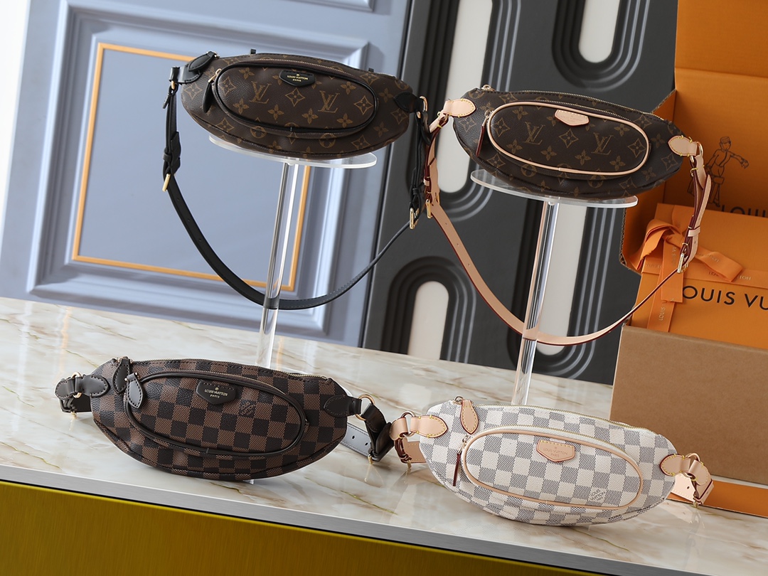 LV ダミエ・アジュール シリーズ「KEEPIT」ウエストバッグ