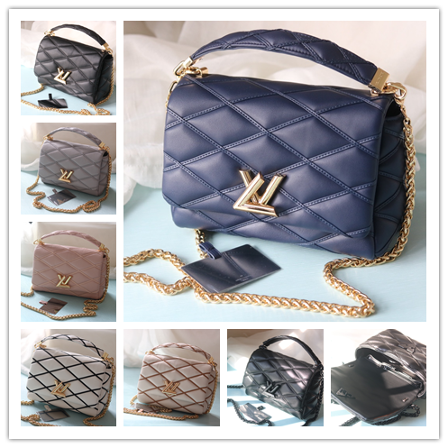 ルイ・ヴィトン GO-14 ミッドサイズバッグ：ニコラス・ゲスキエレ設計のキルティングライナー×LVツイストロック、手作業のベイクドテクスチャーで未来感と機能性を融合