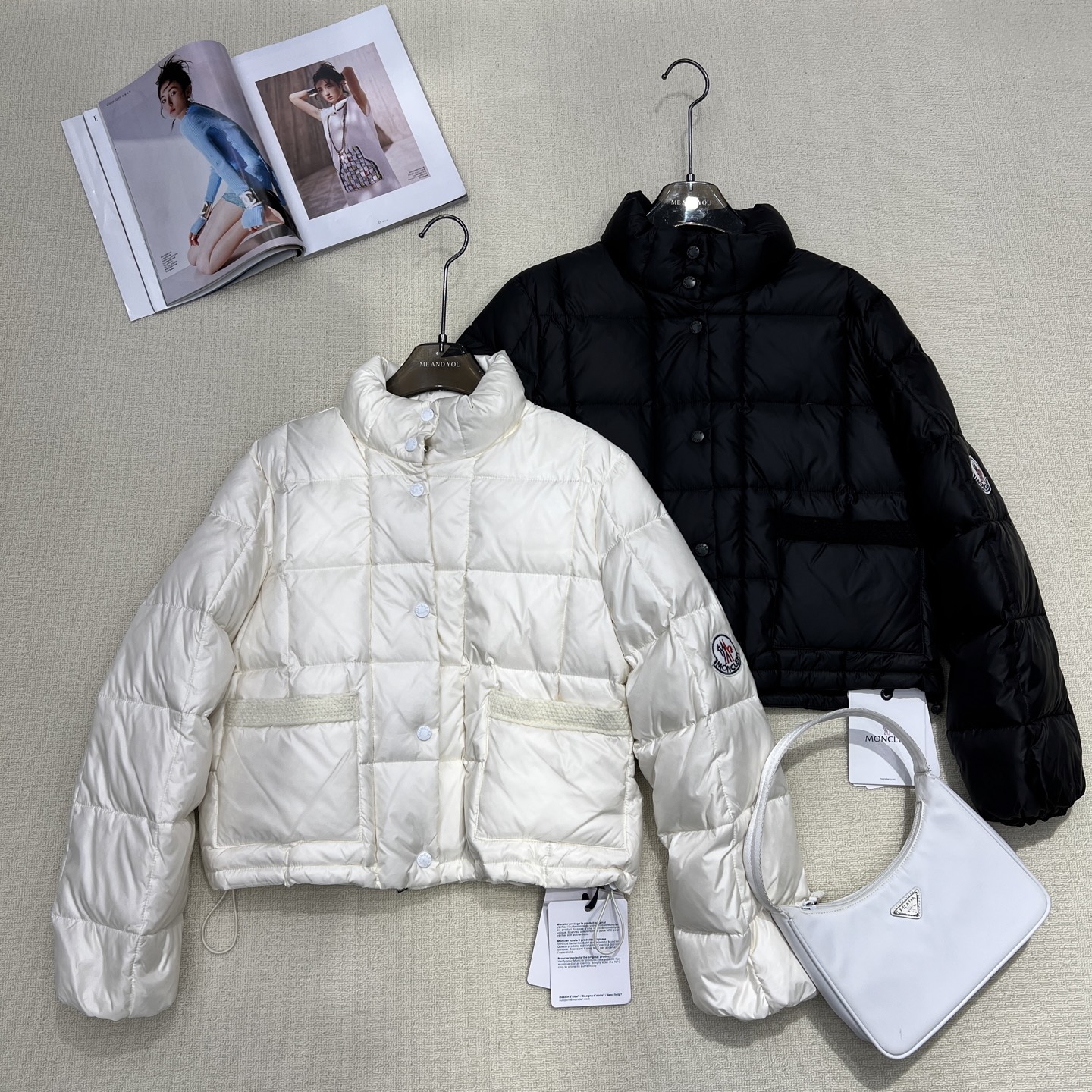 モンクレール 2025秋冬シーズン 方格パンツ型ダウンジャケット ダブルポケット×菱格縫製仕様 ふわっとした雲朵ボリューム感