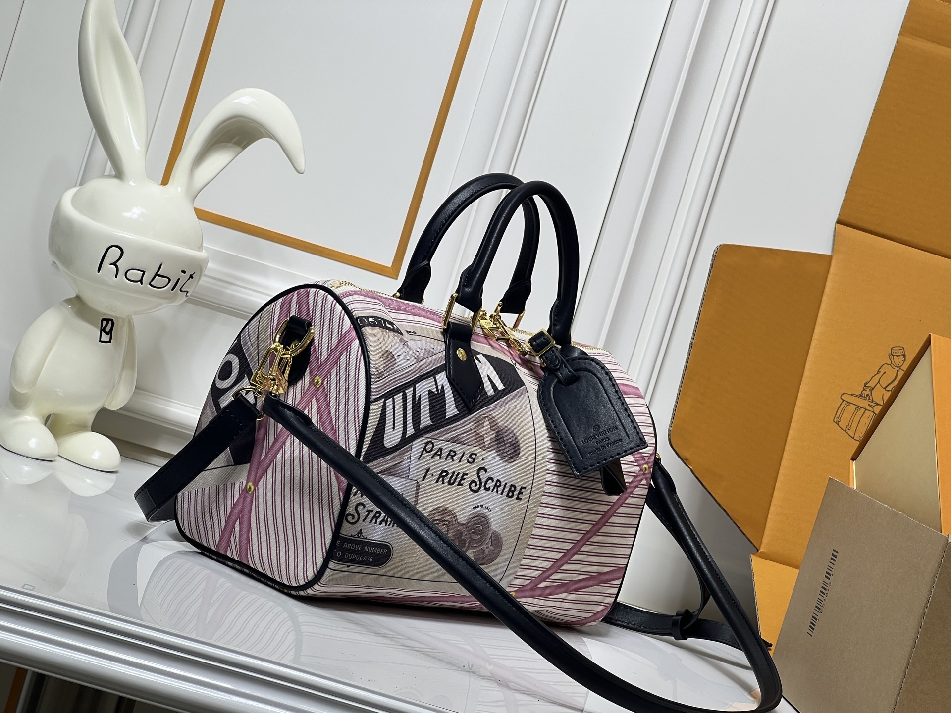 ルイ・ヴィトン Speedy Soft 30 トラベルズ・ウィズ・グレース・コッドリング コレクション​​ （Louis Vuitton Speedy Soft 30 Travels With Grace Coddington Collection）