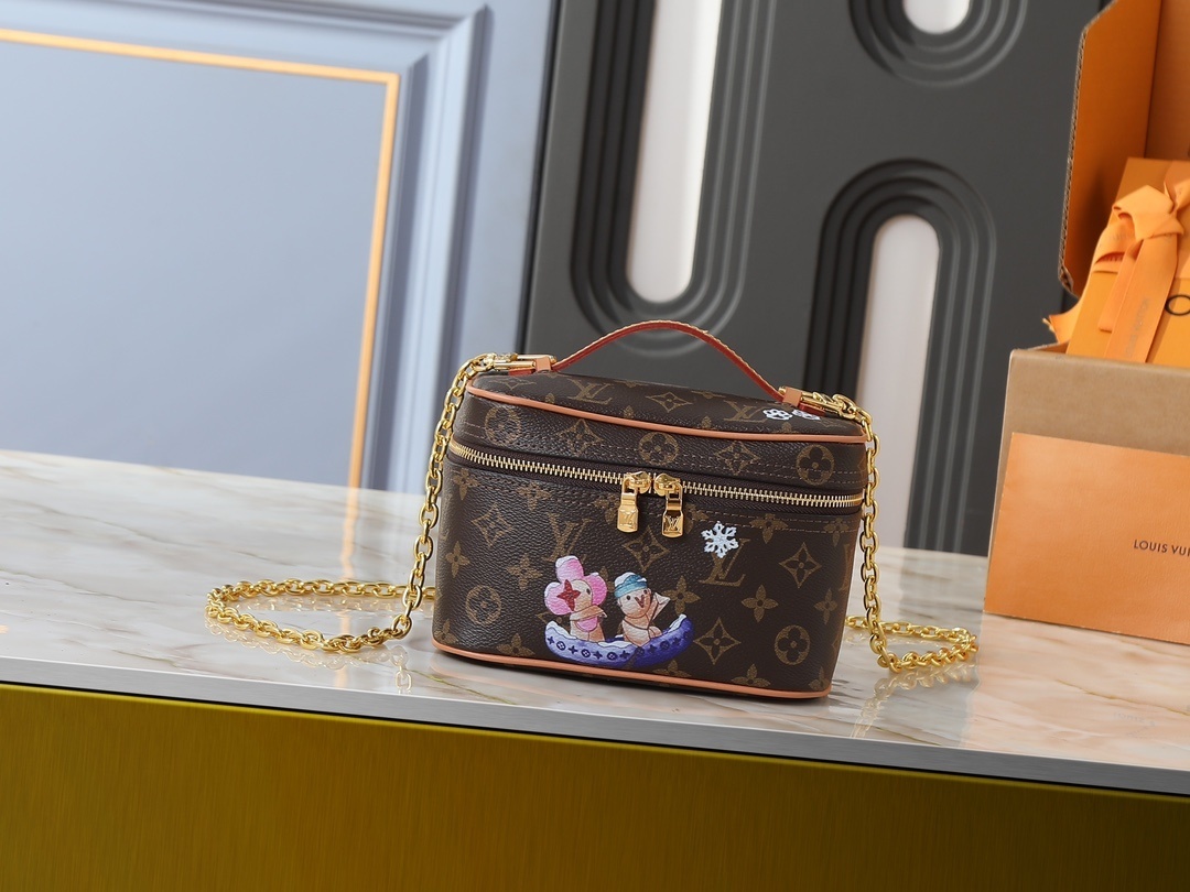 ルイ・ヴィトン「ナイーブ ミニメイクバッグ」モノグラム帆布×Vivienne