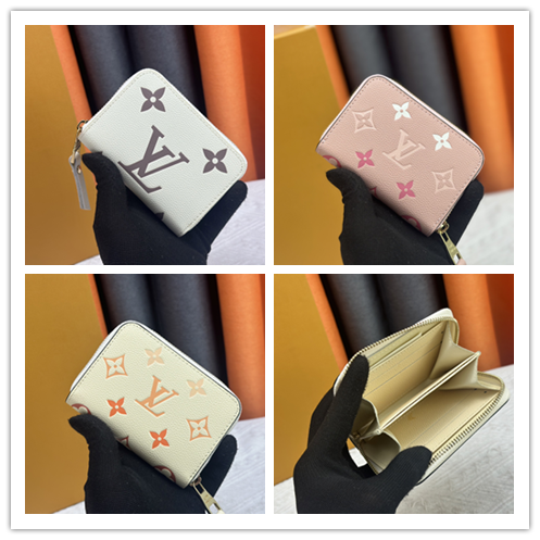 LV グラデーション モノグラムアンプレット ジッパーコインケース GI7890 （2021年サマー『By The Pool』限定コレクション / グラデーションカラーモノグラムエンボス / 精巧な全ジッパー保護仕様）