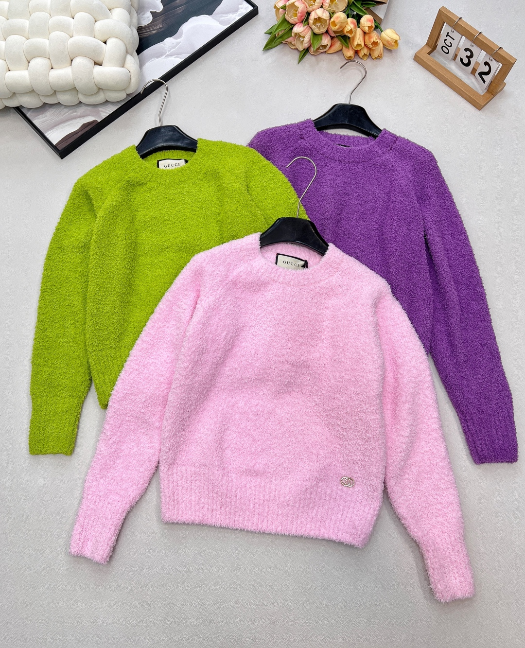 【グッチ】ふわふわもこもこニットトップス