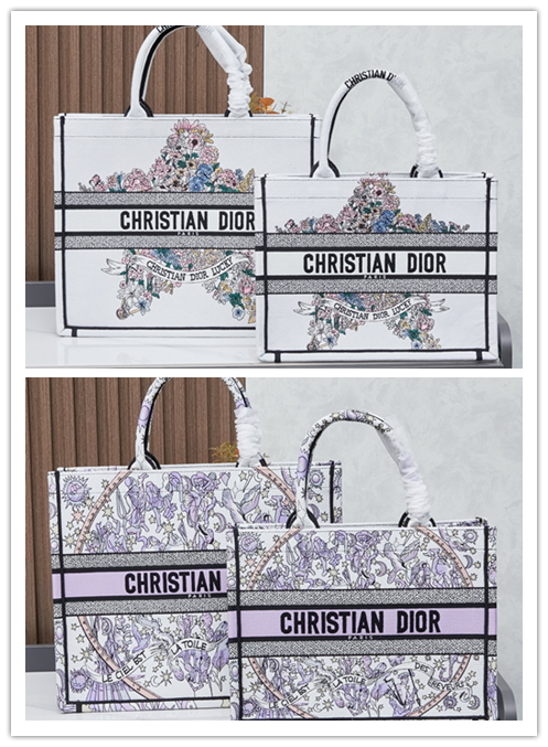 【DIOR（ディオール）ブックトート】 —— アートコラボレーションが生む「レトロな魅力を秘めた收藏級トートバッグ」——