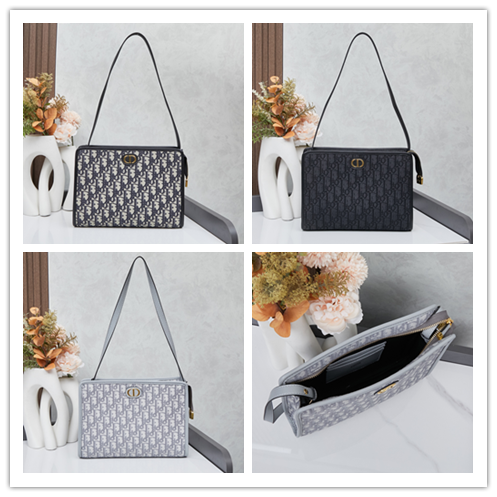 DIOR（ディオール）30モンターニュ ポーチ】 —— モンターニュブルーオブリークが紡ぐ「クラシックエレガンスと実用性を両立する手拿包」