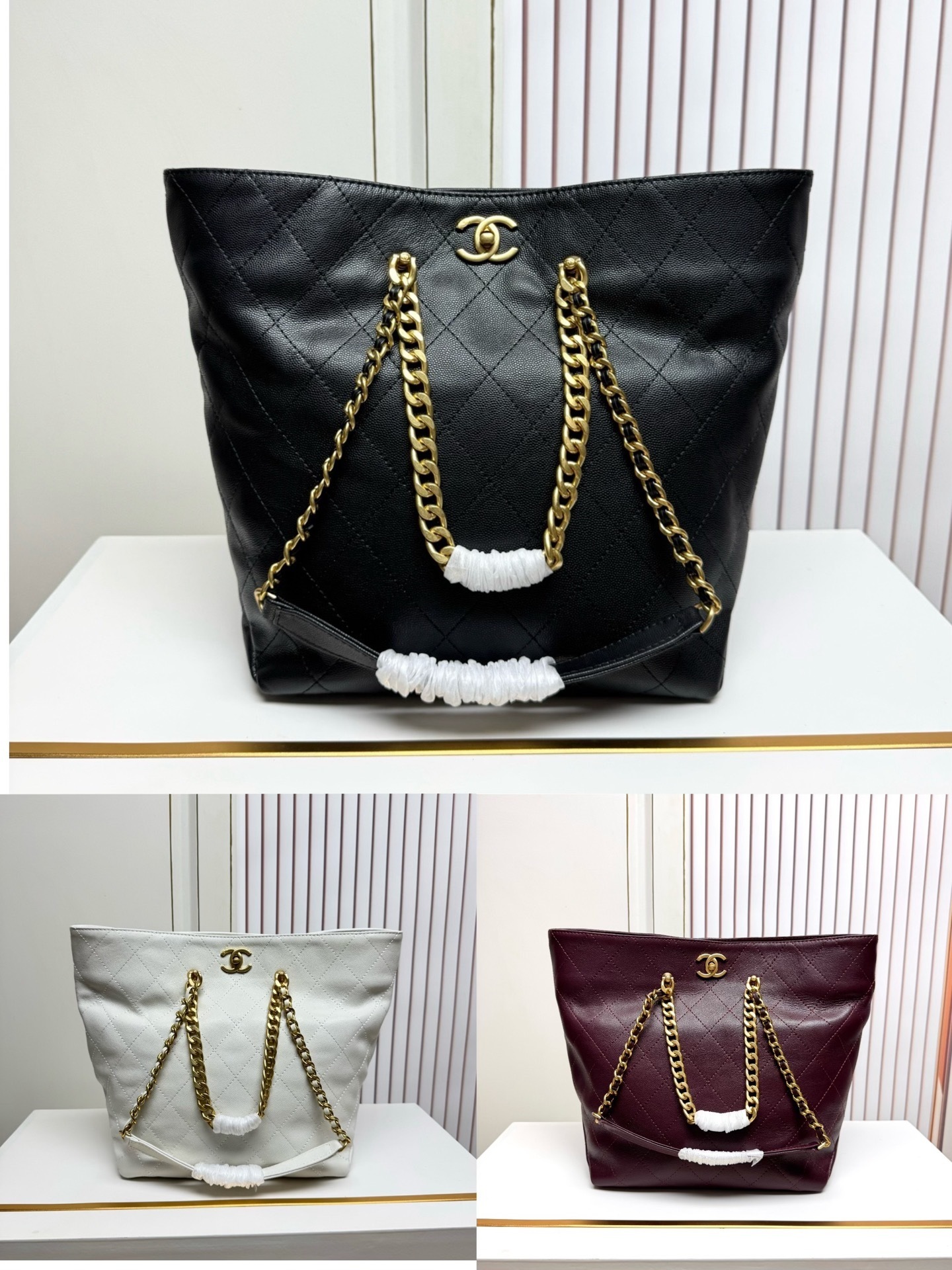 シャネル トートバッグ｜球纹牛皮×中古風クールビュート｜超大容量で叶える大包愛好家必携