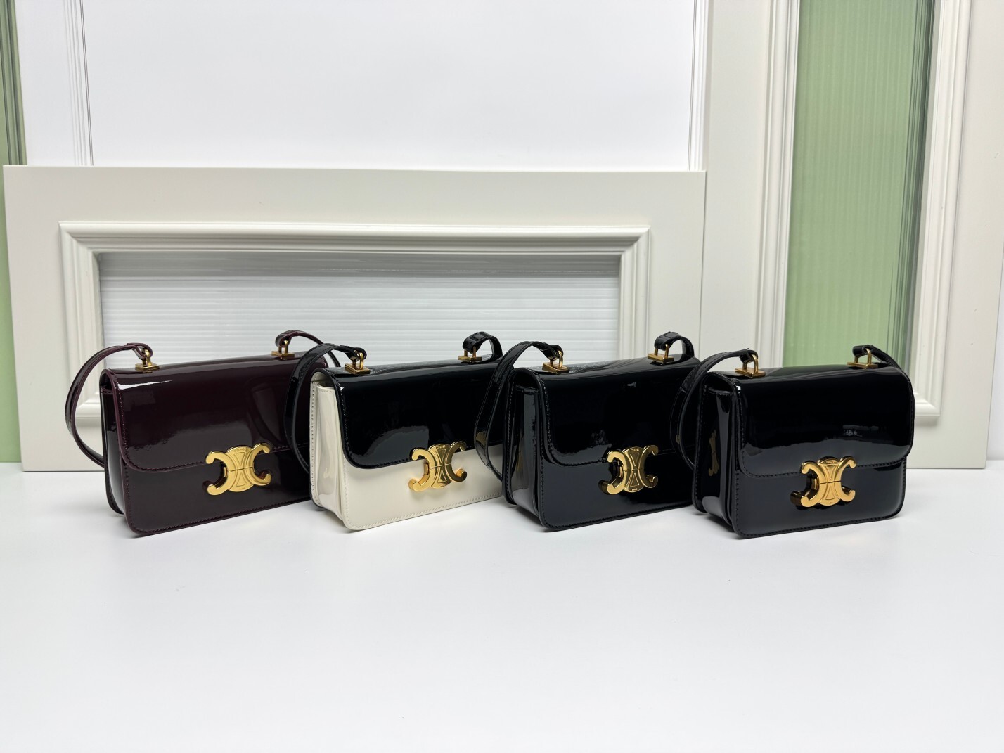 セリーヌ GARANCE 登場｜シンプル×ピュア×エレガント｜漆皮牛革×長肩帯腋下背｜18.5×13×7cm｜日常使いの極致美｜レトロ高級感炸裂