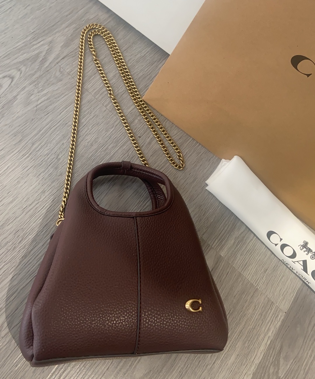 コーチ ミニかごバッグ CCY33/CCY32（11月新作）＆ LANA菜篮子（9月新作）｜シンプルで大気・内側全牛革｜19×22×7cm｜手提/斜挎2WAY｜日常使いOK・圧倒的美しさ