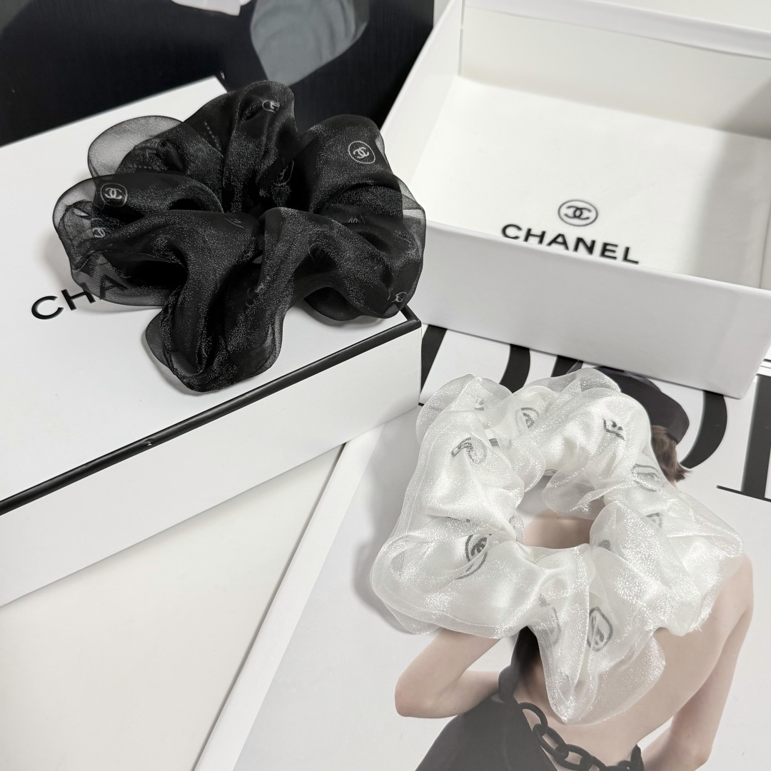 シャネル クラシックシルクヘアバンド 双Cモノグラム蝶結びデザイン 頭髪・手首両用 ファッション必備高級アイテム