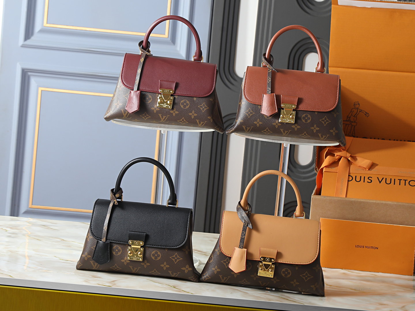 ルイ・ヴィトン「メイドレーン BB モノグラム」：伝統のS-lockロックと皮革アクセント、実用性とエレガンスの融合