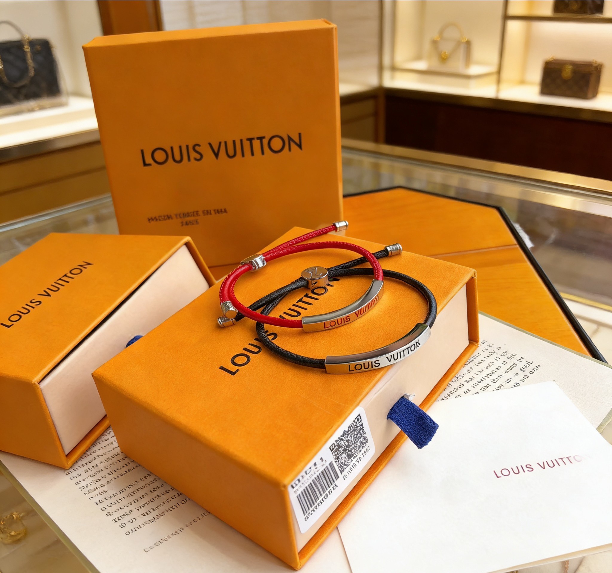 LV カラーズ ビーズ ブレスレット｜エナメル ＆ モノグラム フラワー